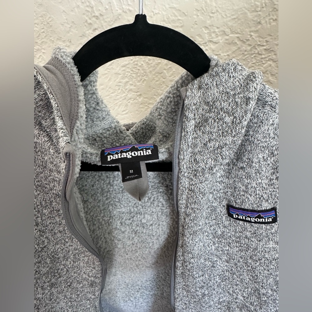 Patagonia Heather Gray Fleece Jacket